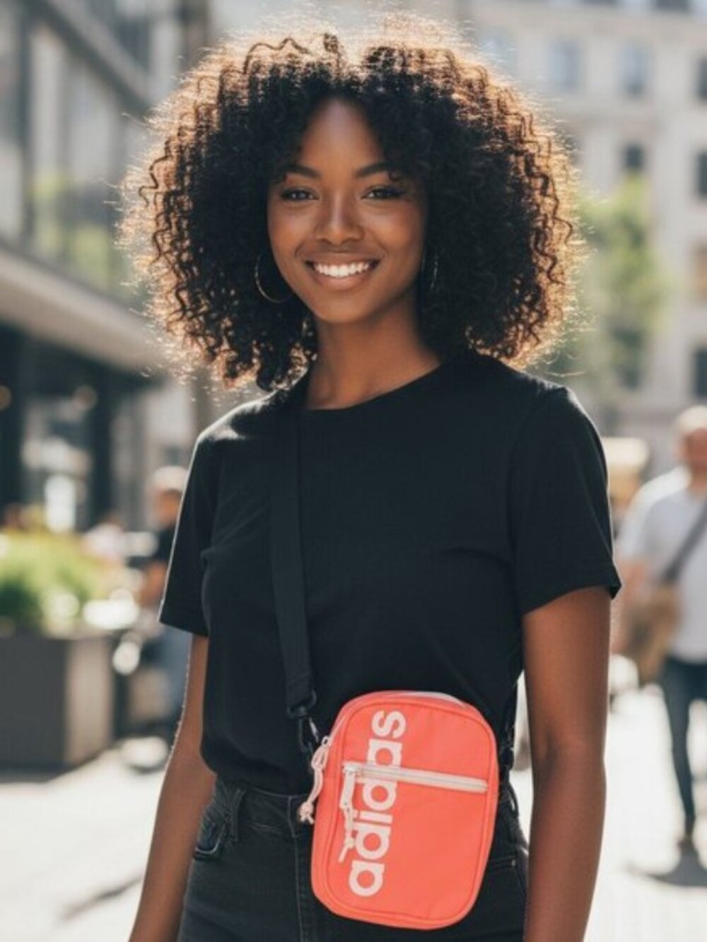ADIDAS Core Festival Mini Crossbody Bag Purse Travel Running Mini RARE Neon Pink